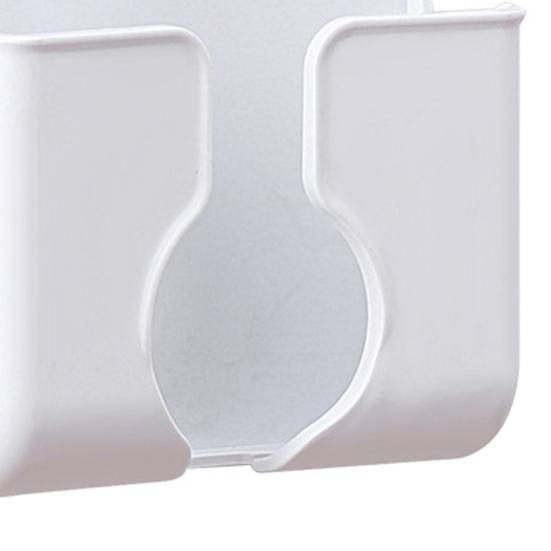 Storage Rack Front Opening Design Bottom Charging Mouth Lightweight Self-adhesive Wall-mounted Phone Charging Bracket Dorm Supplies
