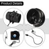 Exhaust Fan Fan 10.5x8x6.5 Cm 5W Air Quality Fans Air Ventilation Fan Black Duct Exhaust Energy-efficient Design