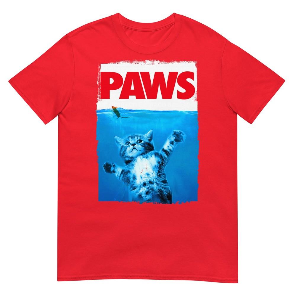 Xiongying Paws Cat And Mouse Top Cute Funny Cat Lover Parody Tshirt S