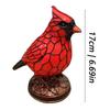 Bird Lamps Red Bird Night Light Ornaments Soft Light Eye Protection Creative Animal Table Lamp For Study Bedside Table Decor