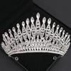 Silberne Kristall Diademe und Kronen Haarreif für Damen Party Braut Hochzeit Haarschmuck Schmuck Krone Diadem Haarreif Geschenk