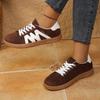 Women's Spring-Autumn Flat Soft-Soled Gump-Style Training Casual Sports Shoes, Retro Versatile Footwear, Available In Large Sizes.