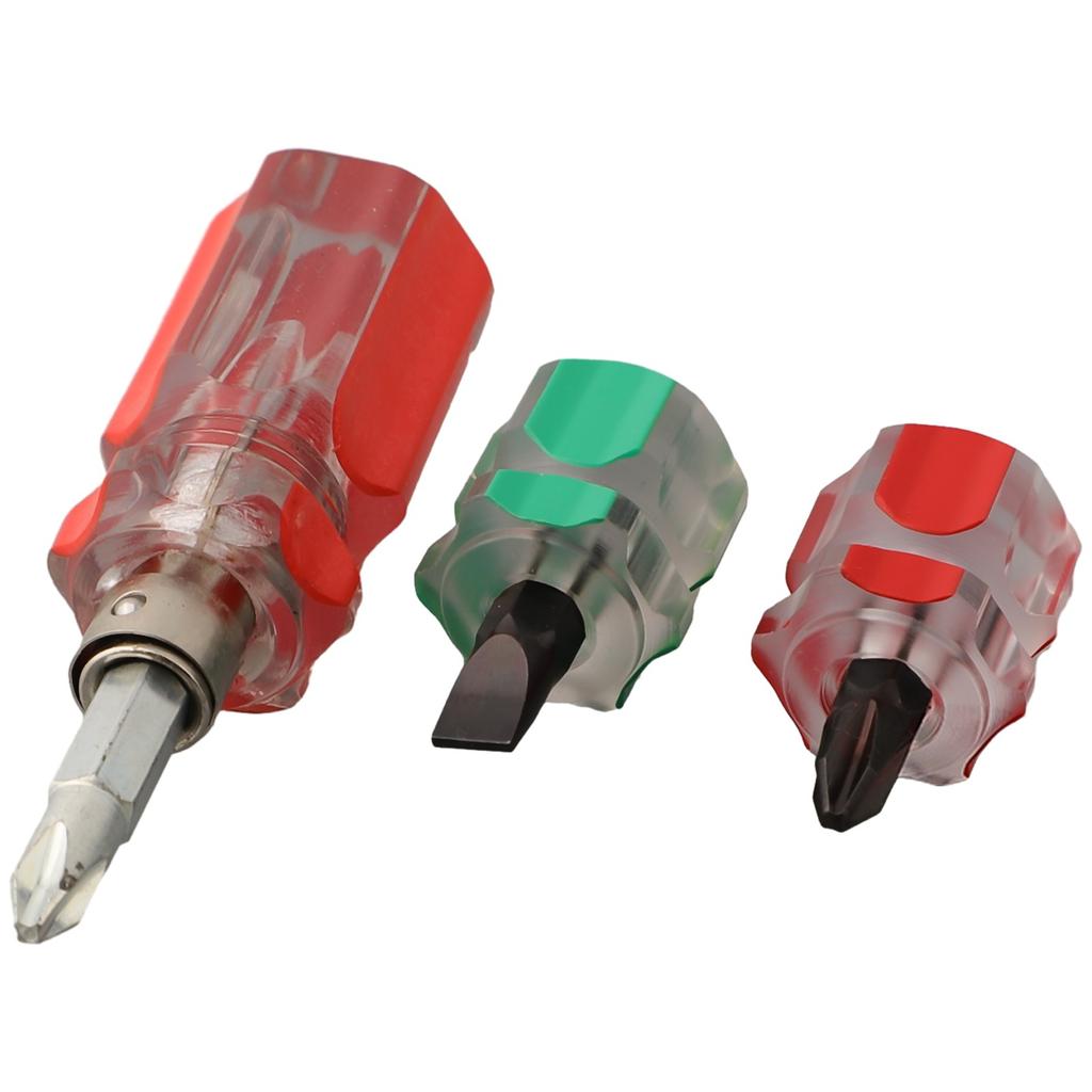 Short Screwdriver 3pcs Cross Head DIY Driver Hammer