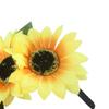 Realistisches Sonnenblumenform Stirnband für Mädchen Verstellbarer ethnischer Stil Haarreif Karnevalsparty Mädchen Haarschmuck