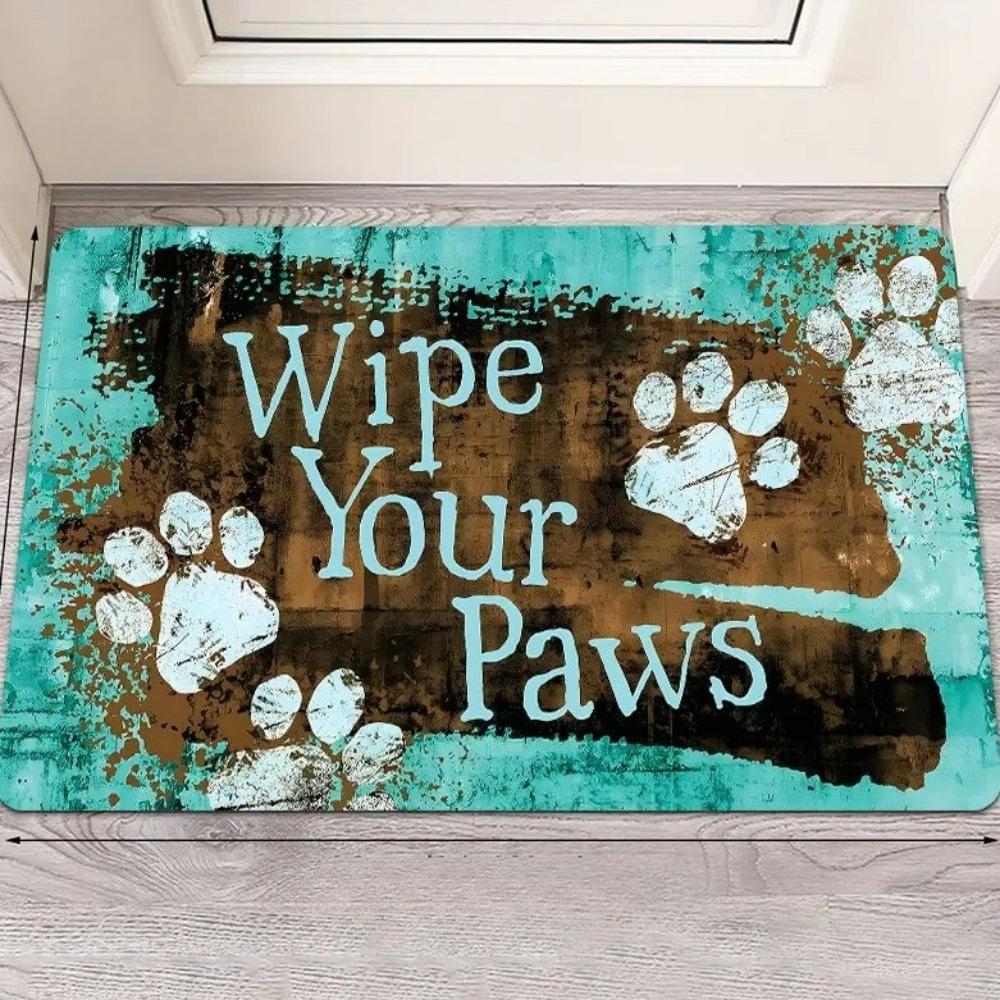 Please Remove Your Shoes Pattern Welcome Rug Kitchen Entrance Doormat Non-Slip Bedroom Decor Rug Floor Mats Foot Mat Gifts