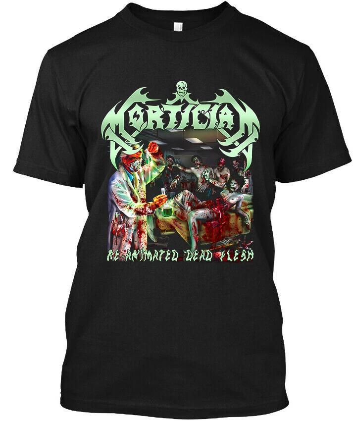 Mortician Re-Animated Dead Flesh American Grindcore T-Shirt S-5XL XS