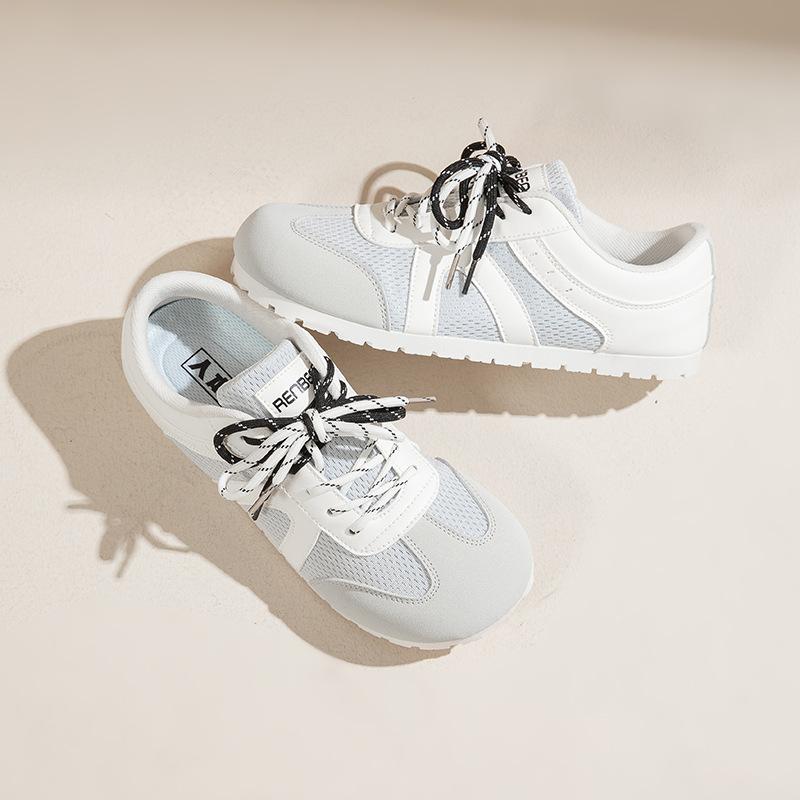 

2025 spring new German training shoes women s Forrest Gump shoes trend sports and leisure shoes mesh breathable women s shoes white shoes 40