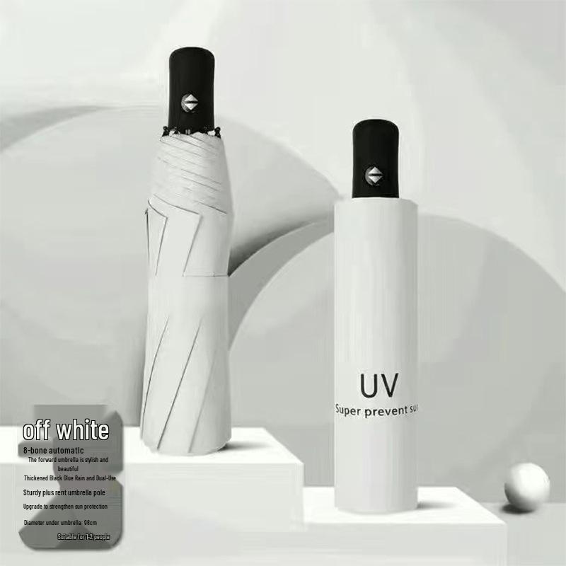 72-Rib Automatic Folding Umbrella for All Weather - Sunshade and Sunscreen for Men, Women, and Students