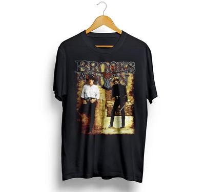 Maglietta Brooks & Dunn anni '90 Waitin' On Sundown