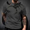 Trendy Hip-Hop Streetwear Cool 3D Print Scorpion Animal T Shirt Short-Sleeved Tee New Fashion Design