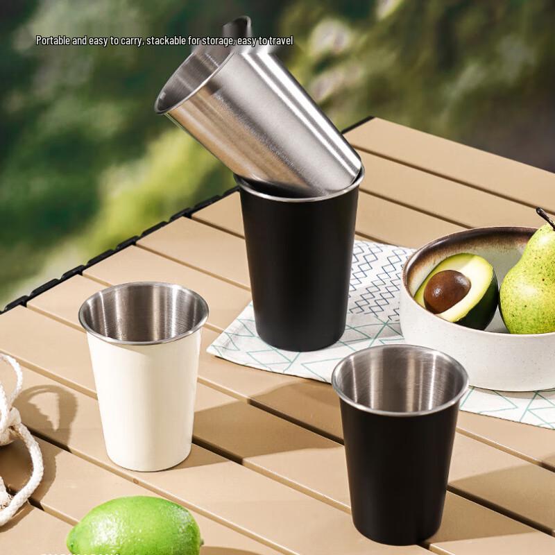 Lufenglai 304 Stainless Steel Camping & Cold Drink Cup