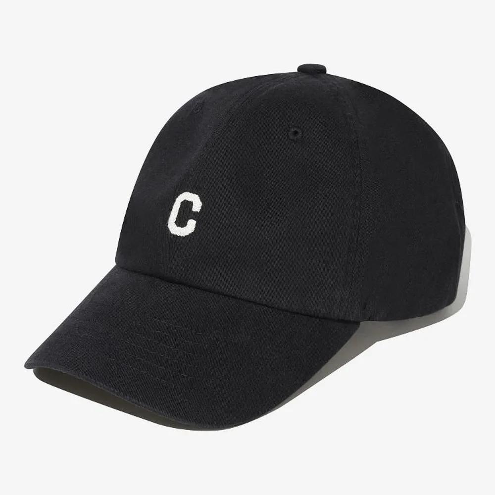 [COVERNAT] Small C Logo Flat Embroidery Standard Fit Ball Cap Black CO2606CA11BK