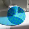Heat Insulation Checkerboard Acrylic Coaster Waterproof Simple Bowl Pad Retro Cup Mat  Home