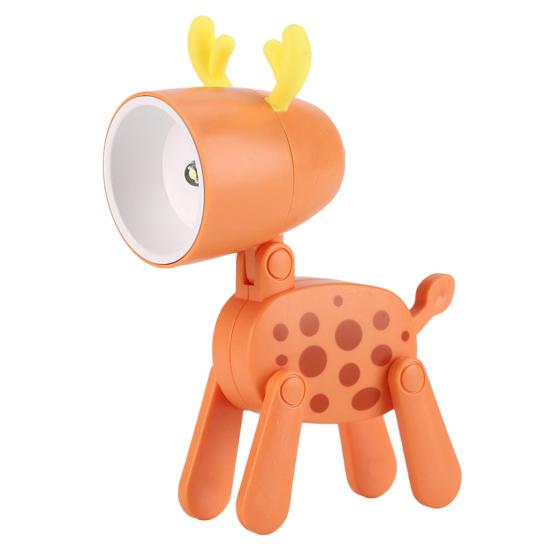 

Настольная лампа, неяркая, декоративная, энергосберегающая, привлекательная, светодиодная в стиле собаки, оленя, для чтения книг, для дома