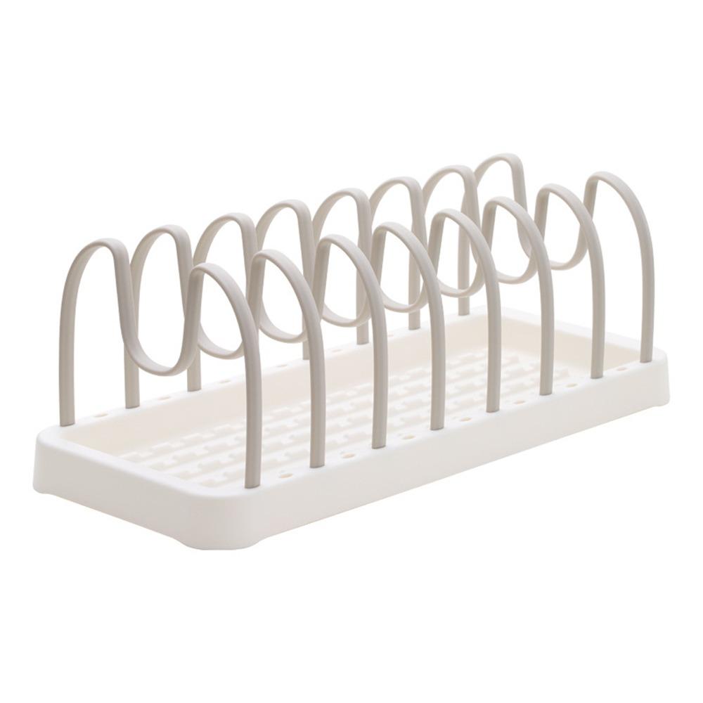 Sturdy Dish Drying Rack Multi-purpose Kitchen Shelf New Pot Lid Holder  Kitchen Storage Organizer
