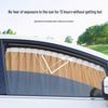 Car Window Sunshade Curtains - Clip-on Baby Privacy & Insulation for Summer.