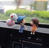 Car Accessories Cute Cartoon Couples Action Figure Figurines Balloon Ornament Auto Interior Dashboard for Girls Gifts