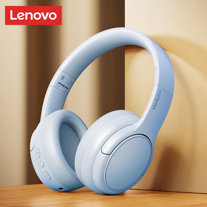 Lenovo TH20 Wireless On-Ear Bluetooth Headphones