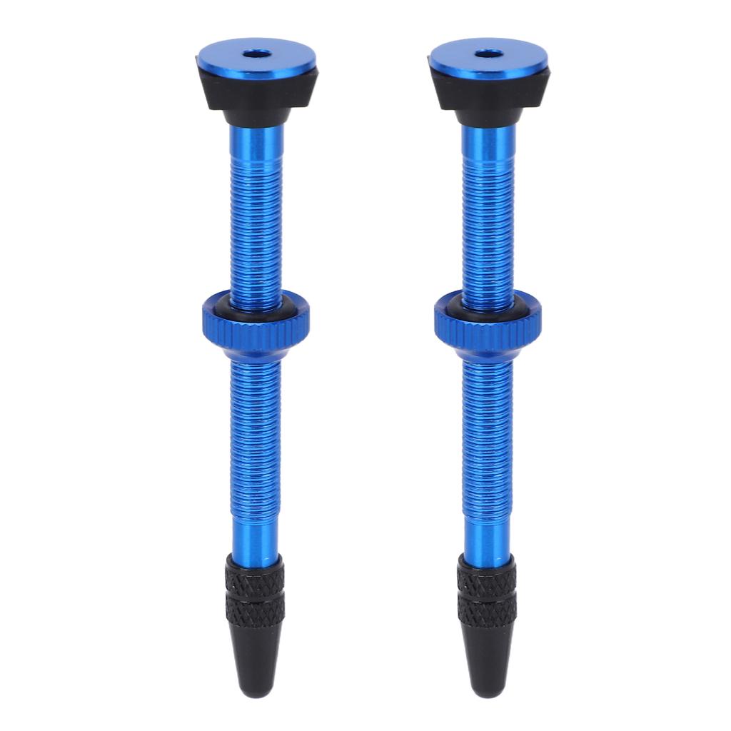 2pcs 60mm Tubeless   Valve Stem Lightweight Alloy Valve Stem for Mountain Road Bike