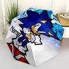 1pc Sonic the Hedgehog, Sonic Art Custom Name Automatic Folding Umbrella - Compact 8-Rib Design, Durable Plastic & Iron, Daily Use 004