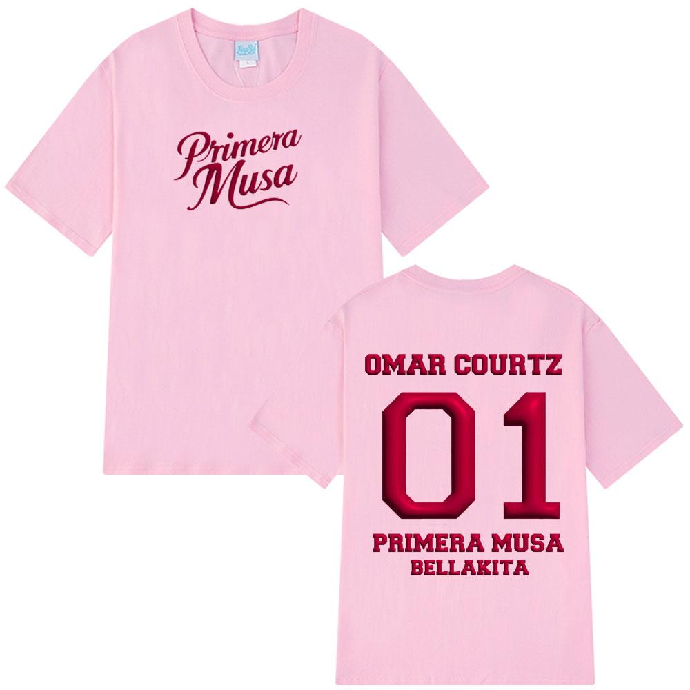 Rapper Omar Courtz Print Fashion Vintage Graphics Tshirt Men Women T-shirts Streetwear Loose Casual High Quality Cotton T-shirts