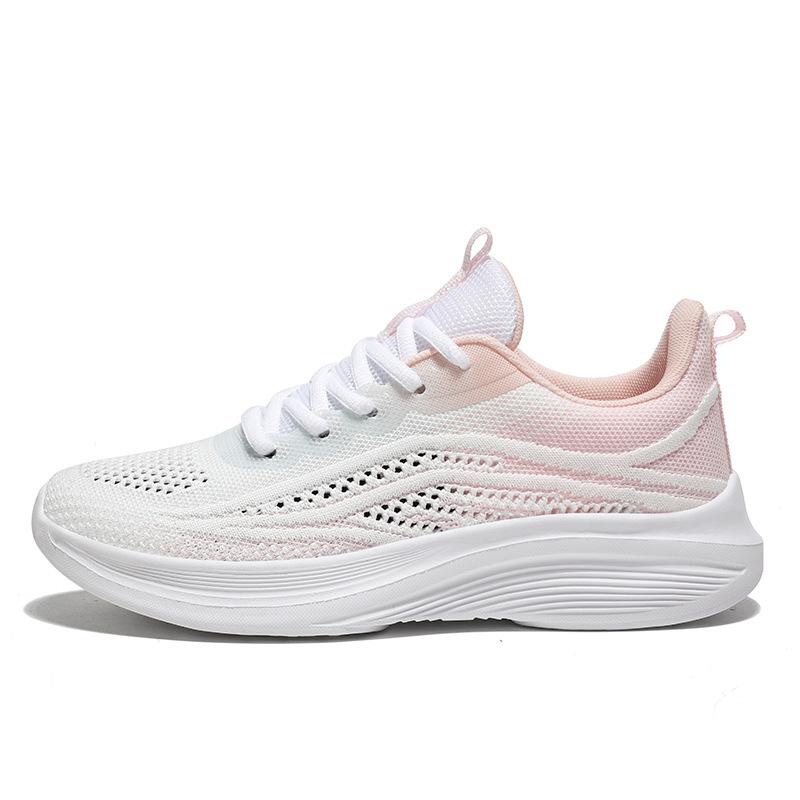 Sneakers women's 2025 spring and summer new breathable hollow mesh lightweight running shoes women's non-slip and wear-resistant walking shoes