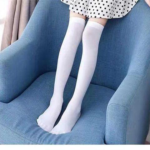 Children'S Stockings Velvet Girls' Stockings Knee Socks Summer Thin Children'S Long Socks Big Children'S Football Socks
