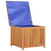Garden Storage Box 75x75x58 cm Solid Acacia Wood