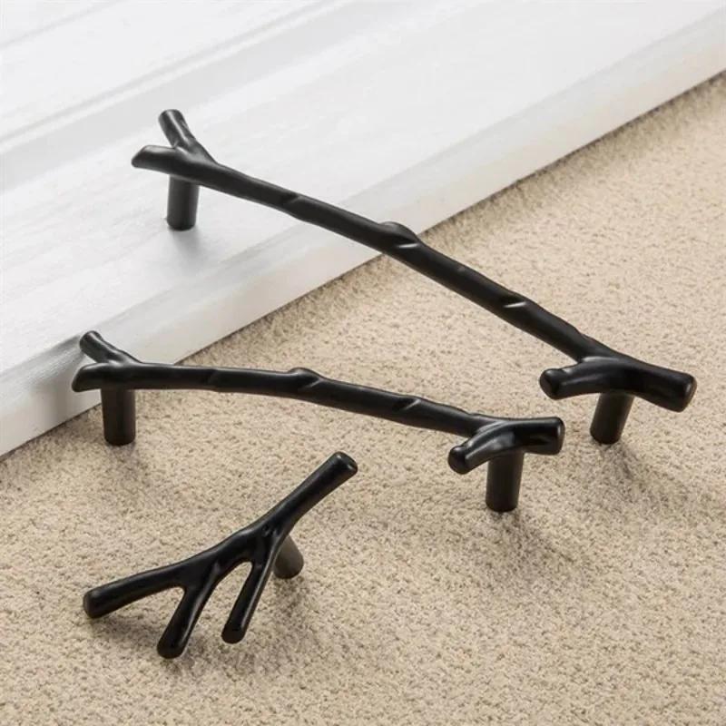 1Pc Fashion Tree Branch Cupboard Wardrobe Closet Door Pulls Furniture Handles