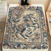 Einhorn Tierprint Flanelldecke, Hohe Qualität, Bequem für alle Jahreszeiten, Heimdekoration, Wärme und Komfort, Perfekt für Weihnachtsgeschenke140