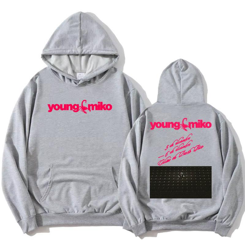 Young Miko Tour 2026 Hoodies DO NOT DISTURB Album Graphic Sweatshirts Fleece Winter Fleece Hooded Pullovers Streetwear Women