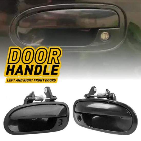 Fit For Honda 1996-2000 Exterior Civic Door Handle L+R 72140S00004 Front Black