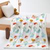 Blanket Cartoon Animal Mushroom Penguin Blanket Lamb Fleece Crystal Fleece Blanket