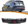 For Tesla Model Y 2019-2024 Car Rear Bumper Diffuser Splitter Lip Chin Spoiler Black Carbon Exterior Accessories Tuning Part