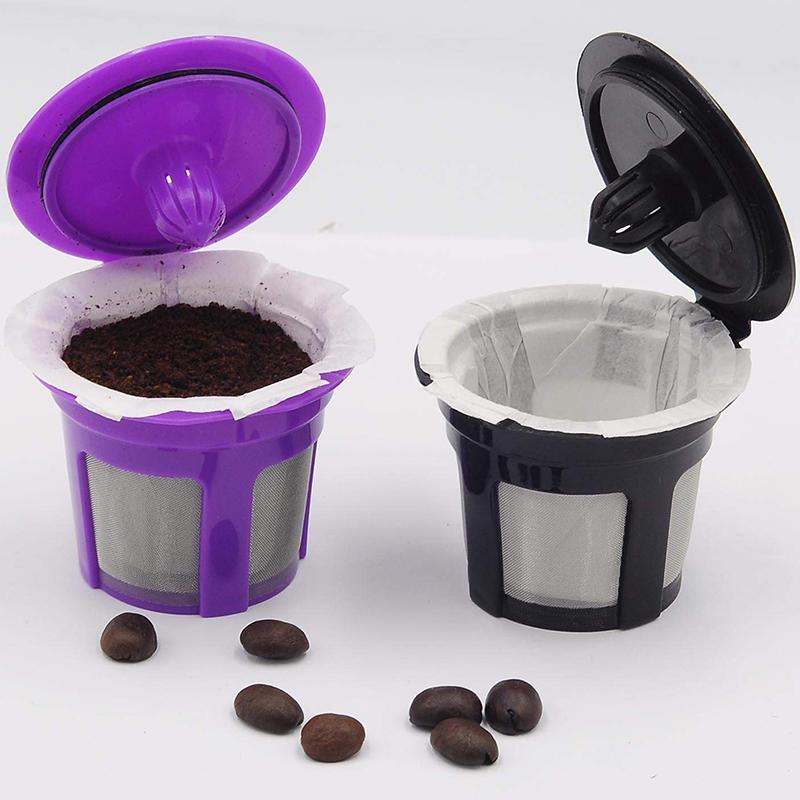 Disposable Paper Coffee Filter Paper For Keurig Reusable K Cups For Keurig Coffee Maker Universal Fit Single-Serve Coffee Filter