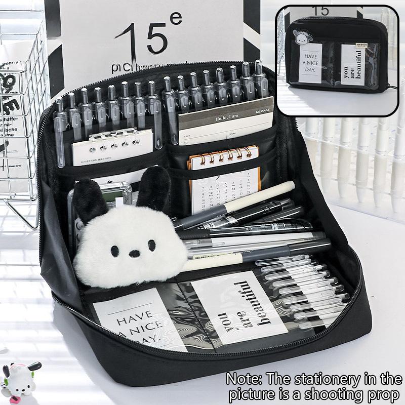 12 Layers Large Capacity Pencil Case Good Looking Multifunctional Classification Storage Stationery Storage Bag 1Pc