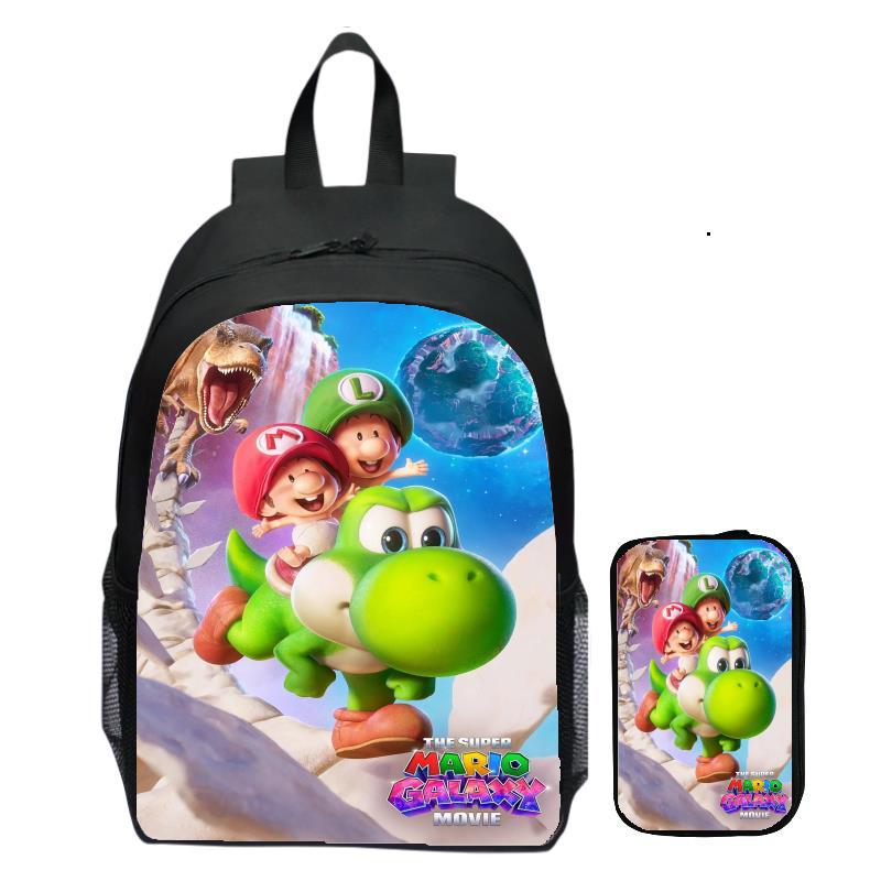 Zaino di Mario Set da 2 Pezzi per Bambini Ragazzi Ragazze Borsa da Scuola Zaino per Studenti