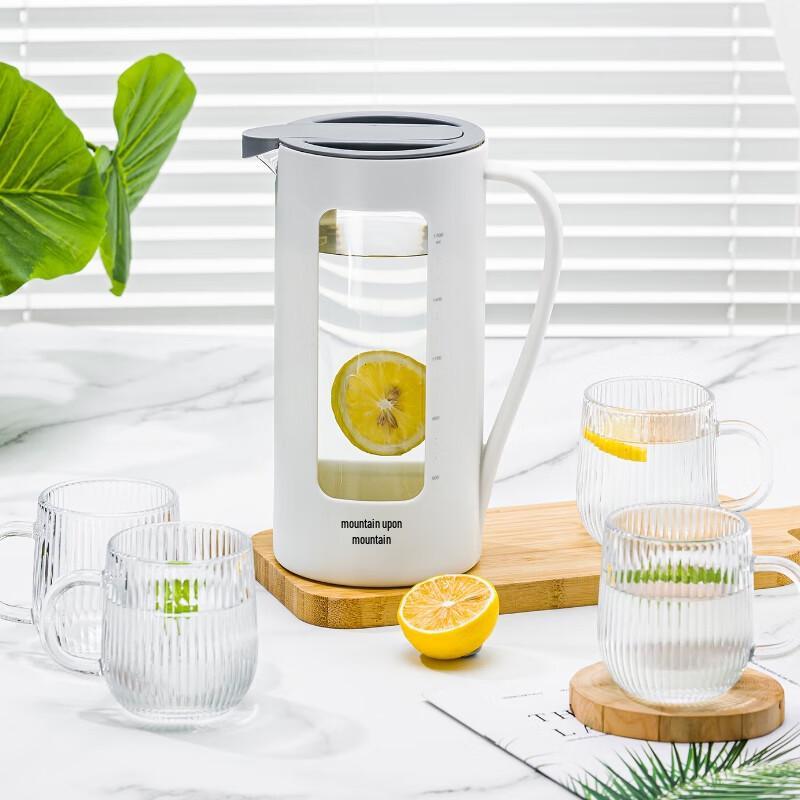 High Borosilicate Pitcher and Four-Cup Set