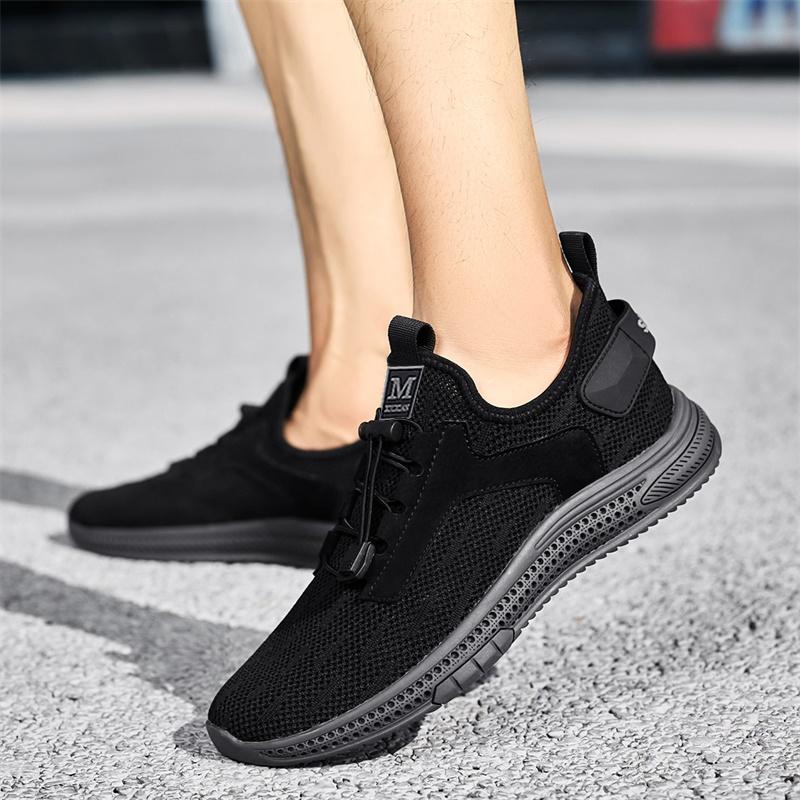 Mode 2024 Neue Schuhe Herren Slipper Leichte Walking Atmungsaktiv Sommer Bequeme Freizeitschuhe Herren Sneaker Zapatillas Hombre