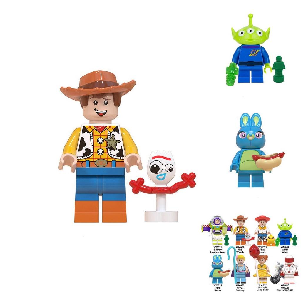 Disney Toy Story Buzz Rakeťák Woody Mini Stavebnice Vzdělávací Hračky pro Děti