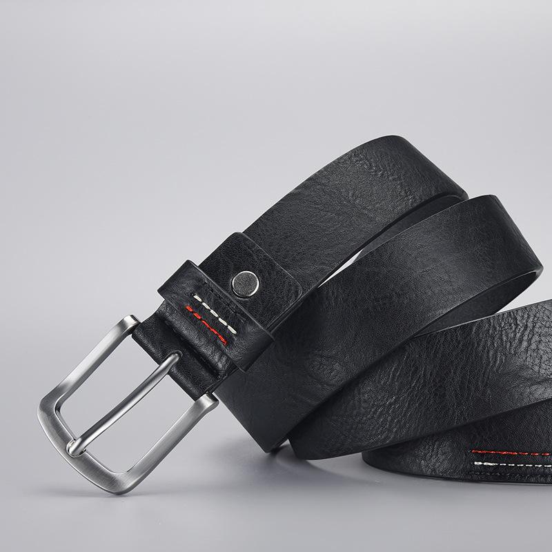 Belt Men'S Trendy Men'S Pu Men'S Belt Retro Casual Belt Men'S Belt Premium Sense