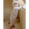 Foreign Trade Children's Clothing, Popular On Instagram, Cute Fox Knitted Overalls, Baby Romper for Spring and Autumn