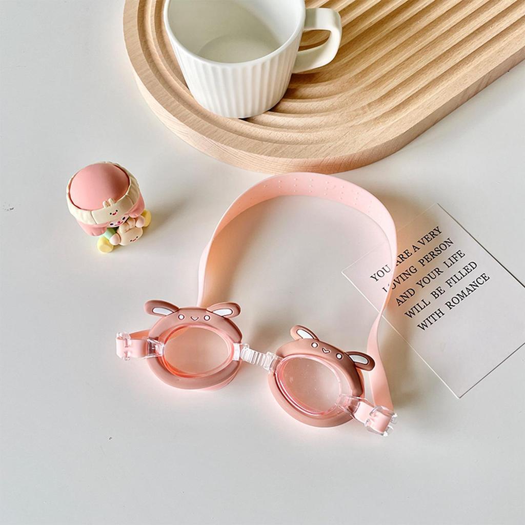 Unicorn Anti-Fog Kids' Swim Goggles with Adjustable Cartoon Strap