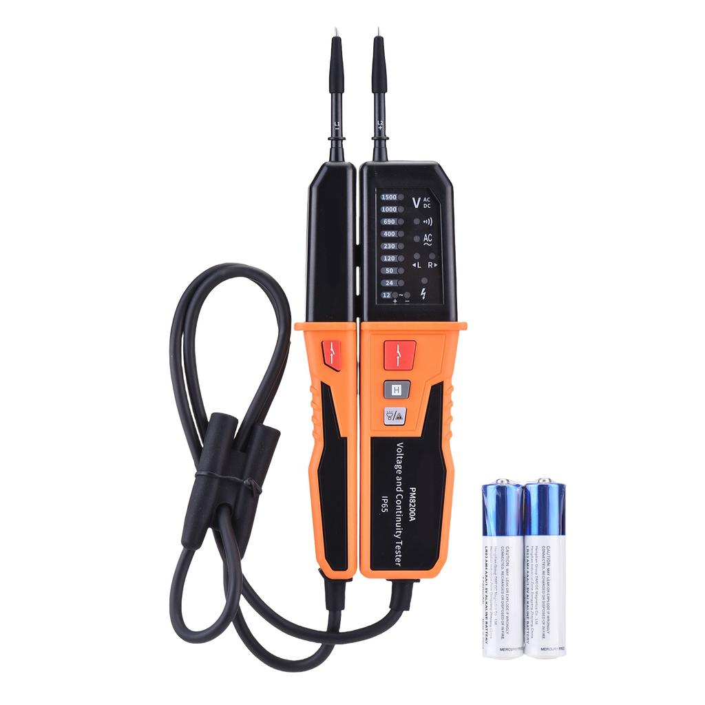Voltage and Continuity Tester, Electrical Tester with IP65 Protection, AC DC Voltage Detector for Home and Professional