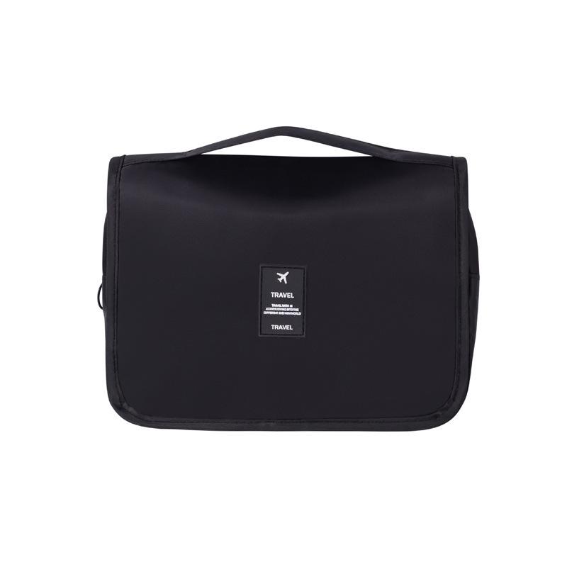 Large Capacity Portable Toiletry Bag with Travel Hook and Stylish Design