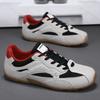 Fashion 2025 Spring New Men's Low Cut Thin Soled Fashion Lace Up Mesh Breathable Comfortable Casual Shoes Lightweight Sports Sneakers