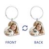 Print Demand Photo Keychain Personalized Custom Gift For Women Men Mother Father Dad Family Couple Stainless Steel Key Ring