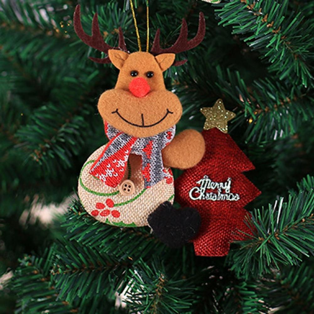 Decor Cute DIY Decorative Plush Doll Hanging Pendant Christmas Ornaments Christmas Tree Decoration