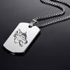Custom Engraved Military Dog Tag Necklace
