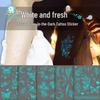 Ruikalong Waterproof Luminous Henna Butterfly Tattoo Stickers for Face and Arm